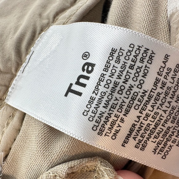 Aritzia TNA Cargo Pants Women Size 6 Khaki Beige Troop Utility Boho Grunge - Picture 12 of 15
